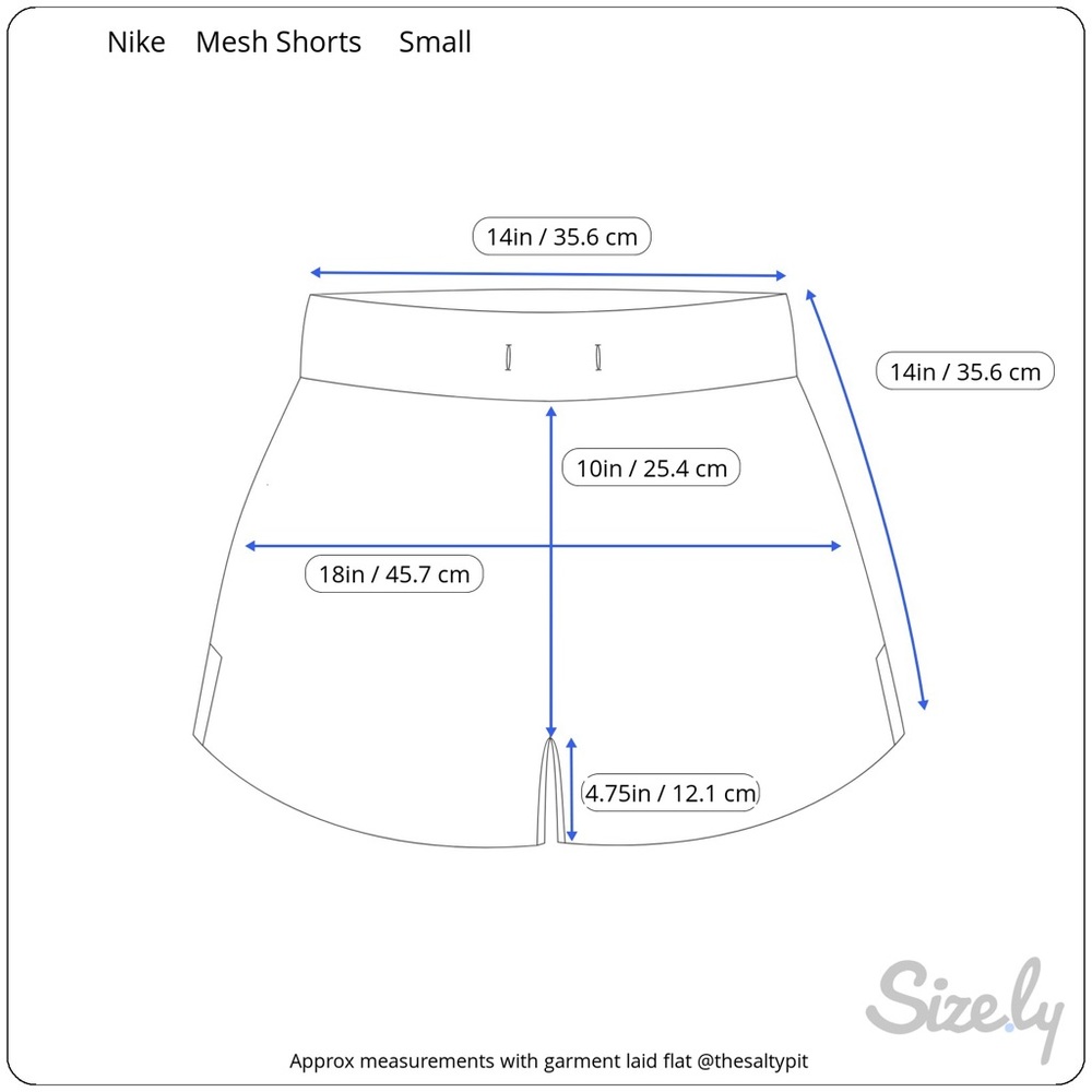 Nike High Waisted Mesh Athletic Short, Size Small - Picture 6 of 7